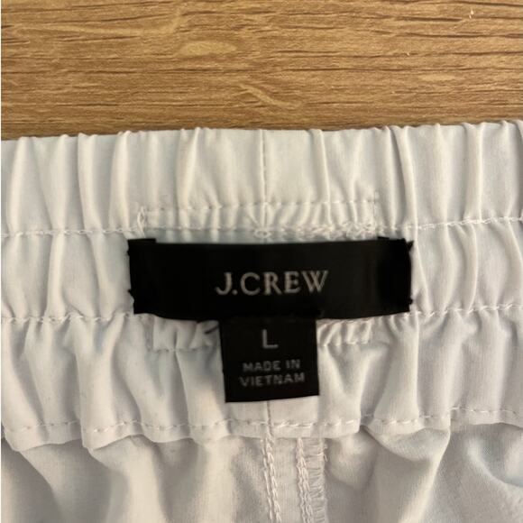 J.Crew High Rise 3" Pull-On White Utility Shorts Size Large Nautical Fisherman - Picture 4 of 9